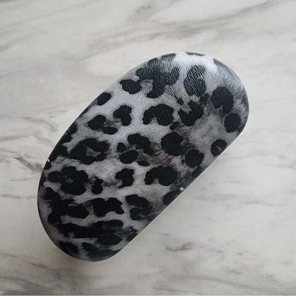 Corinne McCormack Grey Black Large Sunglasses Case